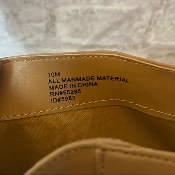 Express Zip Up‎ Faux Tan Leather-pointed toed Heeled boots NWT Women’s Size 10M - Picture 7 of 13